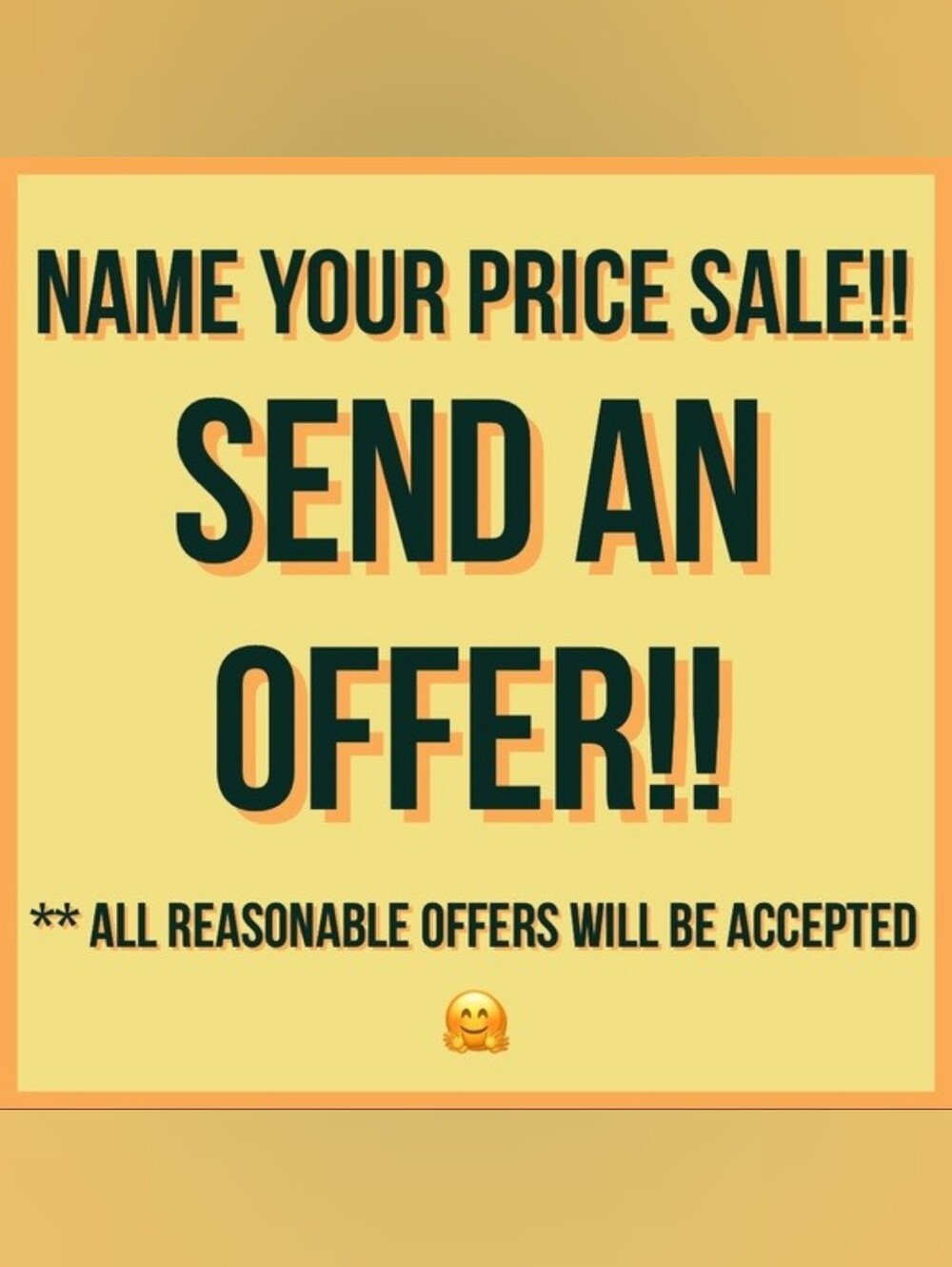 Name Your Price Sale
